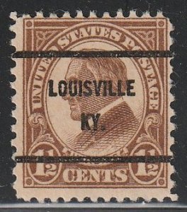 Precancel - Louisville, KY - PSS 633-61