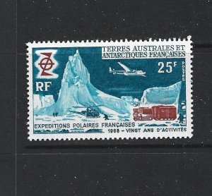 FSAT - 1969 FRENCH POLAR EXPEDITIONS - SCOTT 33 - MNH