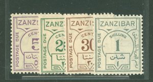 Zanzibar #J18/23 Unused