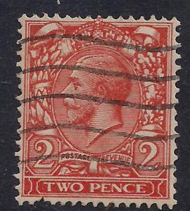 GB 1924 KGV 2d Orange Die 2 Wmk 111 SG 421.( H844 )