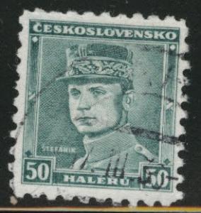 CZECHOSLOVAKIA Scott 208 Used stamp