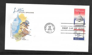 Just Fun Cover #1809-10 FDC HF Cachet. House of Farnam (my5546)