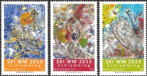 Austria 2013 MNH Stamps Scott 2416-2418 Sport Skiing