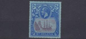 ST HELENA  1922   S G   108  2/-  PURPLE & BLUE       MH  