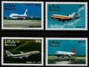 Maldive Is #2313-6 MNH Set - Airplanes