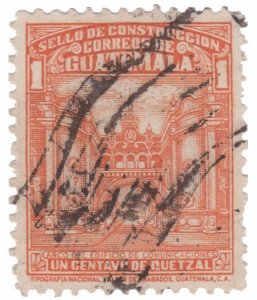 GUATEMALA 1943 POSTAL TAX  STAMP SCOTT # RA21. USED. # 1