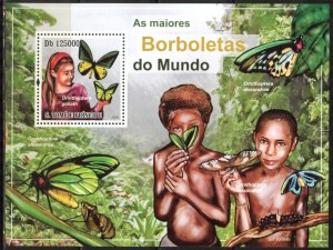 Sao Tome and Principe 2010 Butterflies S/S MNH