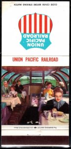 1940's US Match Book Union Pacific Railroad Domeliners Dome Dining Cars