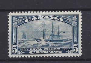 Canada, 204,Ship - Steamship Royal William Single,**Hinged**