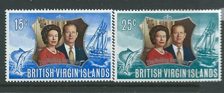 British Virgin Islands #241-242 Complete Set   (MLH) CV$.65