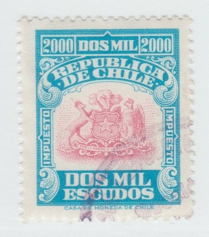Chile fiscal stamp revenue 7-26-21 