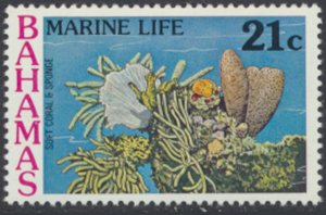 Bahamas  SC# 409 MNH Marine Life  see details & scans