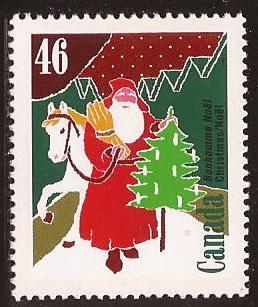 Canada - Scott# (010 - MNH Single) 1340 (1991) VF Christm...