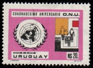 1986 Uruguay United Nations 40th anniversary  #1190 ** MNH