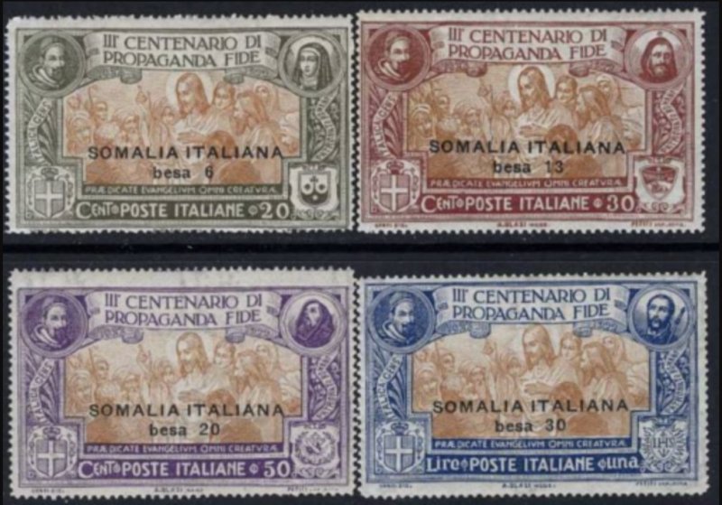 Italy Somalia - Sassone n. 45-48 MNH**