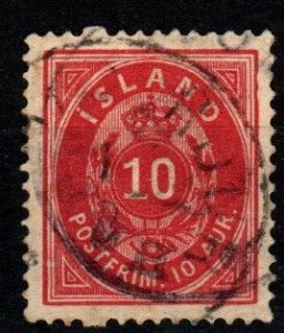 Iceland #11 F-VF Used CV $8.00 (X3632)