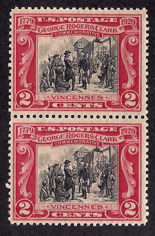 651 Mint,OG,H... Pair... SCV $1.50