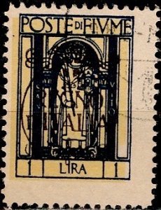 Fiume.; 1924: Sc. #192 Used Single Stamp​
