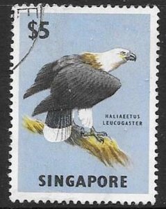 SINGAPORE SG77 1963 $5 DEFINITIVE FINE USED