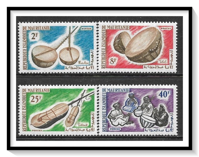 Mauritania #186-189 Musical Instruments Set MNH