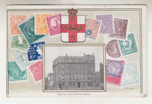 NEW SOUTH WALES, c1910 ppc. Stamps, Sydney, Harbour Trust Offices, unused.