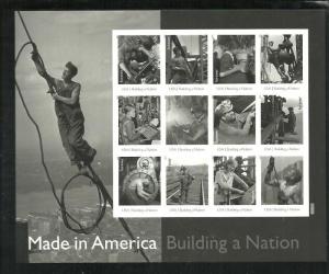 #4801 New Made in America Building a Nation Full Sheet Mint NH