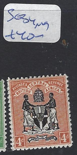 BRITISH CENTRAL AFRICA (PP1203B)  ARMS  4D  SG 34   MOG