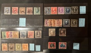 *Collection of 31 diff used US Stamps #219-#573, F/VF, all appear sound. CV $800