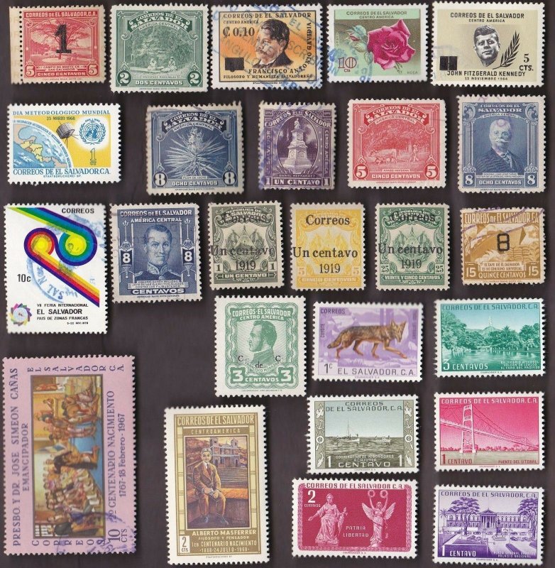 25 ALL DIFFERENT EL SALVADOR