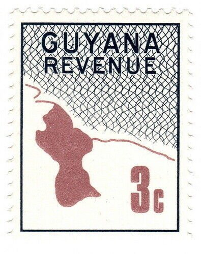 (I.B) British Guiana (Guyana) Revenue : Duty Stamp 3c