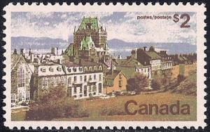 Canada #601 2 Dollar Quebec Buildings, mint OG NH VF