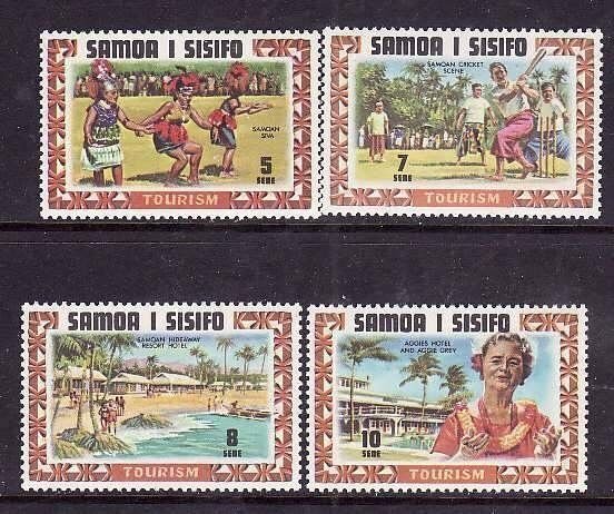 Samoa MNH 344-7 Tourism 1971