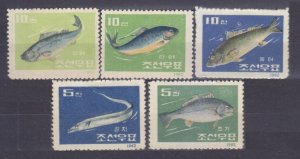 1962 North Korea 408-412 Marine fauna 15,00 €