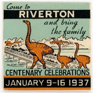 (I.B) New Zealand Cinderella : Riverton Centennial (1937)