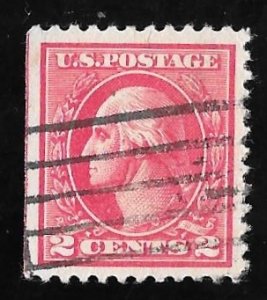 528B 2 cents Washington Carmine ty 6 Stamp used F