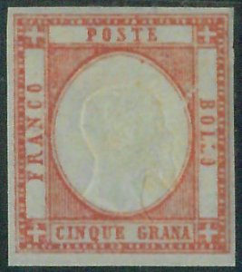 87842 - Antichi Stati SARDEGNA - FRANCOBOLLO - Sass # 21 * Nuovo DIENA Raybaudi