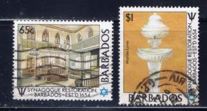 Barbados 711; 713 Used 1987 Issues