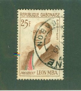 GABON 162 USED BIN $0.50