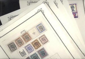BRUNEI, Excellent MINT  Stamp Collection hinged/mounted on pages
