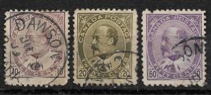 Canada Scott # 93-95 VF Used nice color ! see pic !