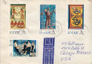 Germany D.D.R., Airmail, Art