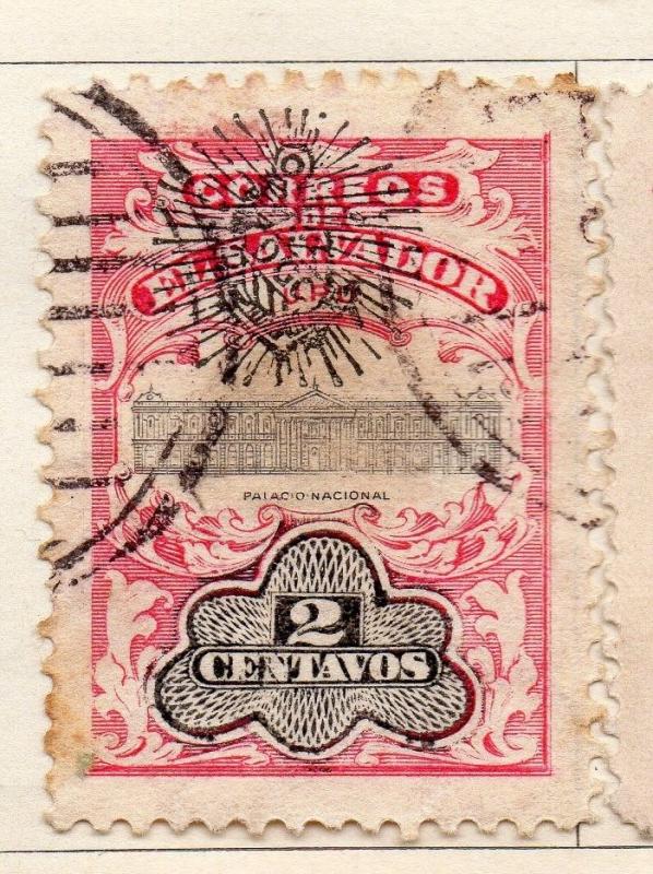 Salvador 1907 Early Issue Fine Used 2c. Optd 298248