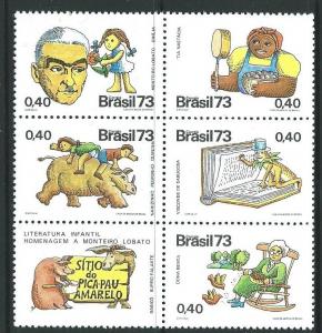 BRAZIL SG1460/4 1973 CHILDREN'S STORIES MNH