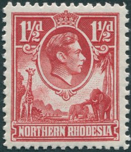 Northern Rhodesia 1938 1½d carmine-red SG29 unused