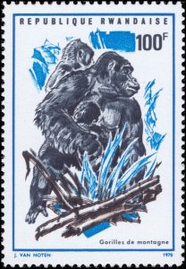 Rwanda 1970 Sc 359-366 Gorillas CV $13