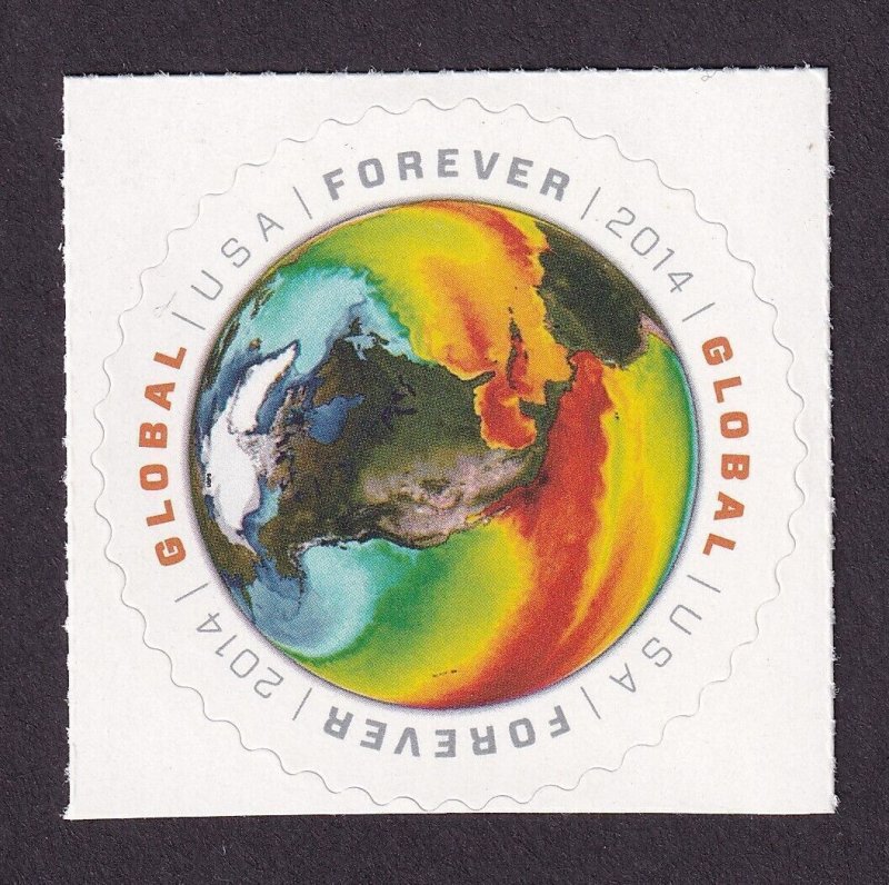 USA Sc#4893 Sea Surface Temperatures Global Forever Stamp MNH