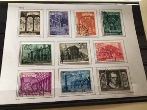 Vatican City 1949 mounted mint & used stamps  A18942