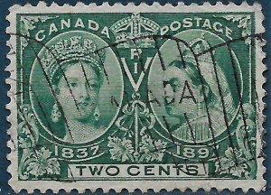 Canada #52 used VF/XF interesting cancel.