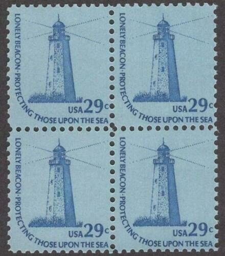 Scott # 1605 - Lighthouse - Block Of 4 - MNH -1978