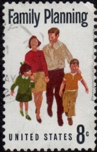 United States 1455 - Used - 8c Family Planning (1972) +